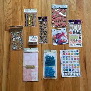 Scrapbooking Bundle-10 Packages NWT